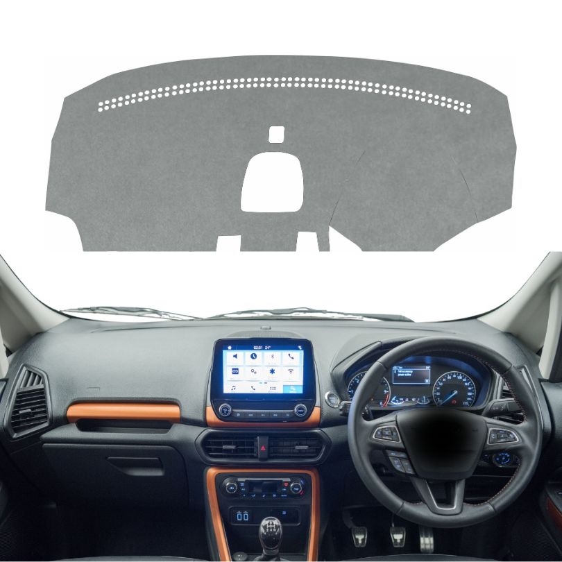 Ford EcoSport 2017 To 2022 Car Dashboard Cover Mat (Grey)