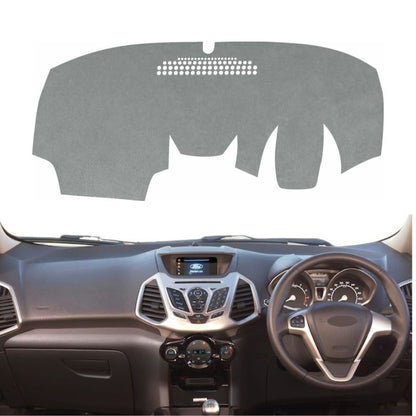 Ford Ecosport 2013 To 2017 Car Dashboard Cover Mat (Grey)
