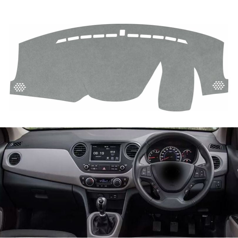 Hyundai Xcent 2014 To 2020 Car Dashboard Cover Mat (Grey)