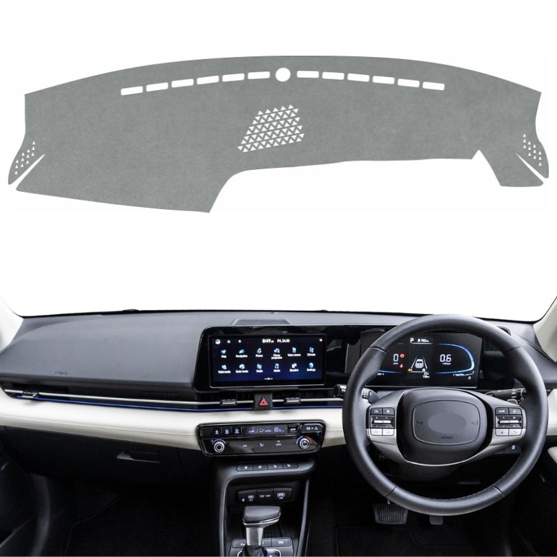 Hyundai Verna 2023 To 2026 Car Dashboard Cover Mat (Grey)