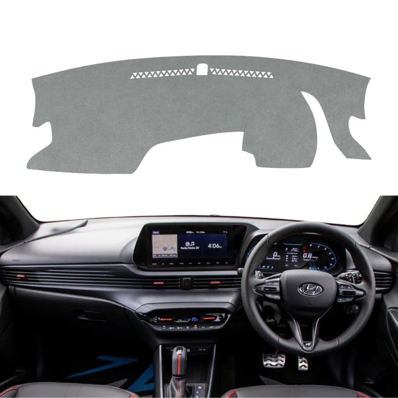 Hyundai i20 N Line 2021 To 2026 Car Dashboard Cover Mat (Grey)