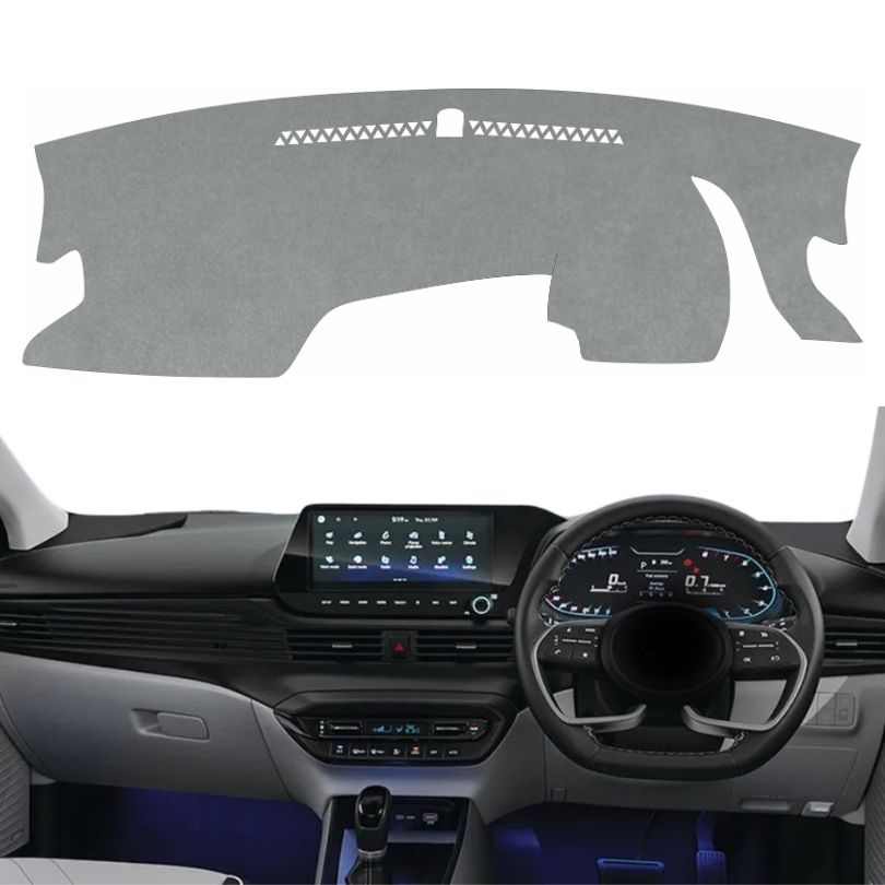 Hyundai i20 2020 To 2026 Car Dashboard Cover Mat (Grey)
