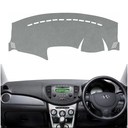 Hyundai i10 2007 To 2013 Car Dashboard Cover Mat (Grey)