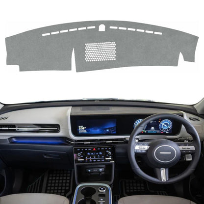 Hyundai Creta EV 2024 To 2026 Car Dashboard Cover Mat (Grey)