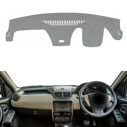 Renault Duster 2012 To 2022 Car Dashboard Cover Mat (Grey)