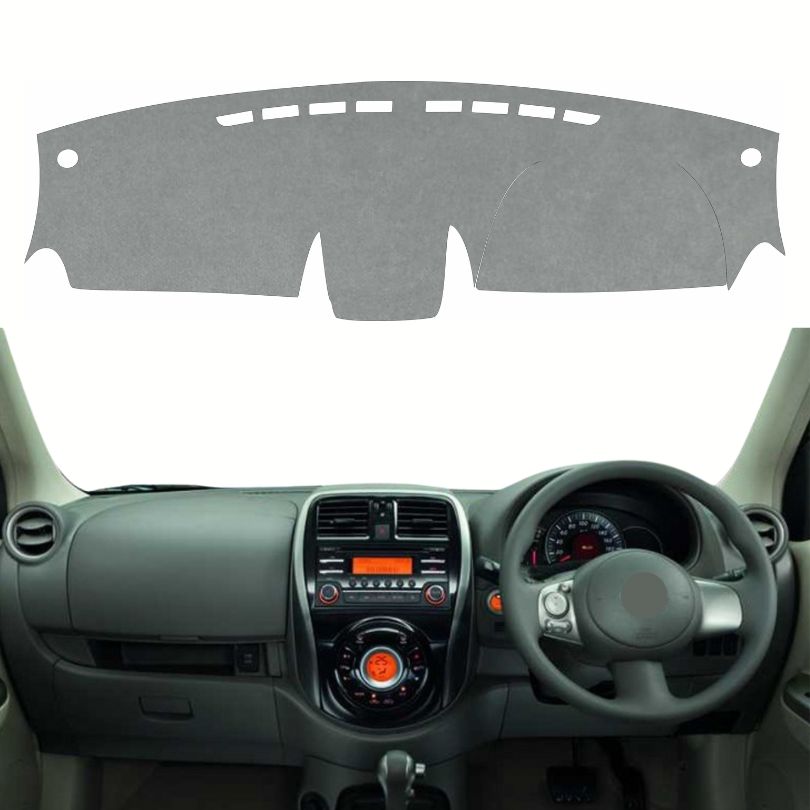 Renault Pulse 2012 To 2015 Car Dashboard Cover Mat (Grey)