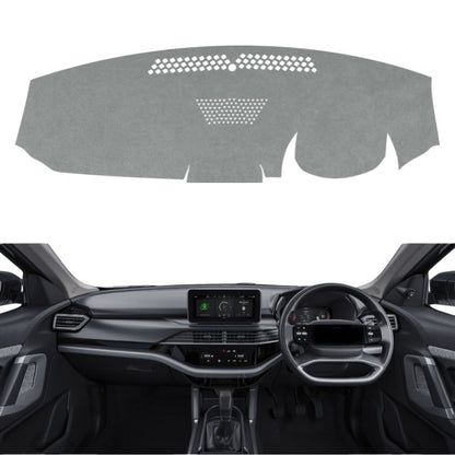 Tata Safari 2021 To 2026 Car Dashboard Cover Mat (Grey)